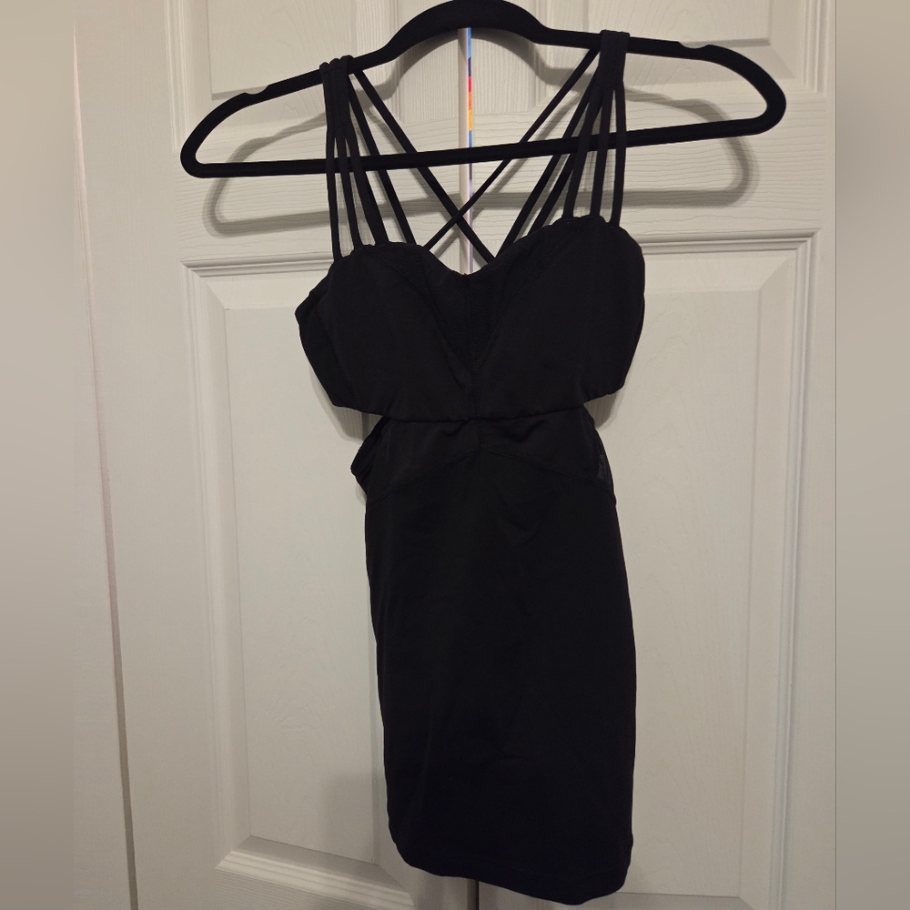 lululemon athletica Black Strappy Tank Top